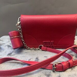 Steve Madden Bold Red Crossbody Bag